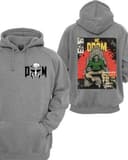 MF DOOM All Caps (Ver 2) Sweatshirt, Shirt & Hoodie | Comfort Colors 1 small thumbnail