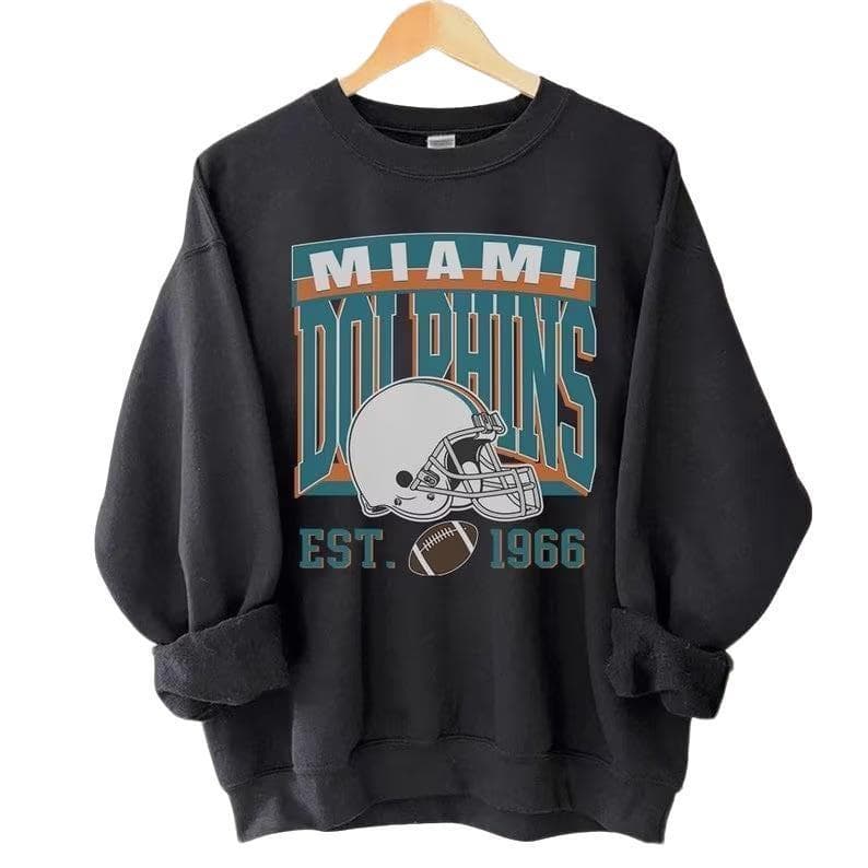 Miami Football & Dolphins Vintage Retro Apparel: Hoodies & T-Shirts – image 1, Miami Dolphins Tee, miami dolphins merch, miami dolphins shirt, miami dolphins t shirt, t shirt miami dolphins, t shirt dolphins miami, dolphins miami shirt