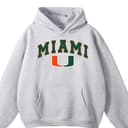 Miami Hurricanes Fútbol Americano Team With Big Words T-Camiseta, Gráfica NCAA Team Sudadera, Hoodie Gift Camiseta For Men Women 1 small thumbnail