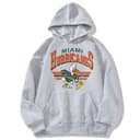 Miami Hurricanes Vintage Football NCAA Hoodie - Unisex Cotton 1 small thumbnail