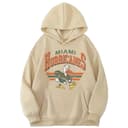 Miami Hurricanes Vintage Football NCAA Hoodie - Unisex Cotton 2 small thumbnail