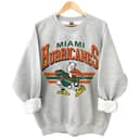 Miami Hurricanes Vintage NCAA Football Unisex Sweatshirt Gift 1 small thumbnail