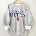 Michelob Ultra Sweatshirt, Classic Michelob Ultra Logo Hoodie, Full Size Drink T-Shirt Comfort Colors 3 small thumbnail