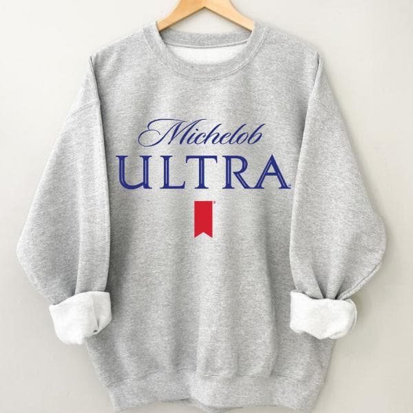 Michelob Ultra Sweatshirt, Classic Michelob Ultra Logo Hoodie, Full Size Drink T-Shirt Comfort Colors – image 3, Michelob Ultra Tee, michelob ultra shirt, michelob ultra sweatshirt, michelob ultra hoodie