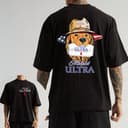 Michelob Ultra T-Shirt: Camiseta Gráfica de Perro Patriótico de Doble Cara para Amantes de la Cerveza 2 small thumbnail