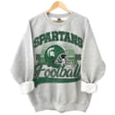 Michigan State Spartans Football NCAA Vintage Unisex Sweatshirt 1 small thumbnail