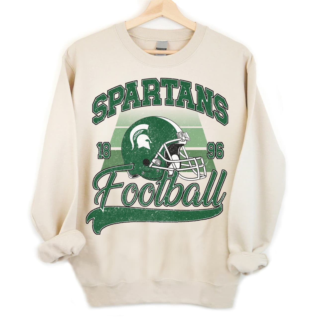 Michigan State Spartans Football NCAA Vintage Unisex Sweatshirt – image 3, Michigan State Spartans Tee, Michigan State Spartans Merch, Michigan State Spartans Shirt, Michigan State Spartans Sweatshirt, Michigan State Spartans Hoodie, Michigan State Spartans Clothes