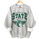 Michigan State Spartans Vintage NCAA Football Sweatshirt - Unisex Cotton 1 small thumbnail
