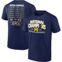 Michigan Wolverines 2023 National Champions NCAA T-Shirt y Regalo Fan 1 small thumbnail