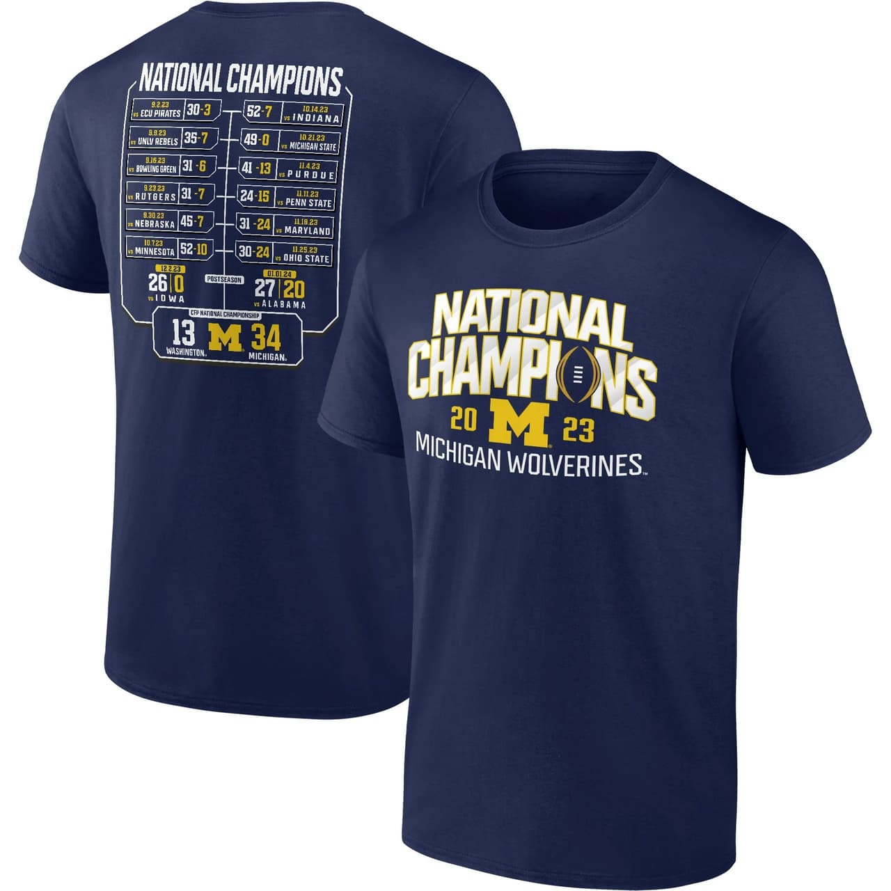 Michigan Wolverines 2023 National Champions NCAA T-Shirt y Regalo Fan – image 1, Michigan Wolverines Tee, michigan wolverines shirt, michigan wolverines sweatshirt, michigan wolverines hoodie