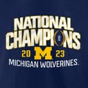 Michigan Wolverines 2023 National Champions NCAA T-Shirt y Regalo Fan 4 small thumbnail