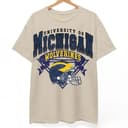 Michigan Wolverines Unisex Vintage NCAA Football: Sudadera, Camiseta, Sudadera con Capucha 3 small thumbnail