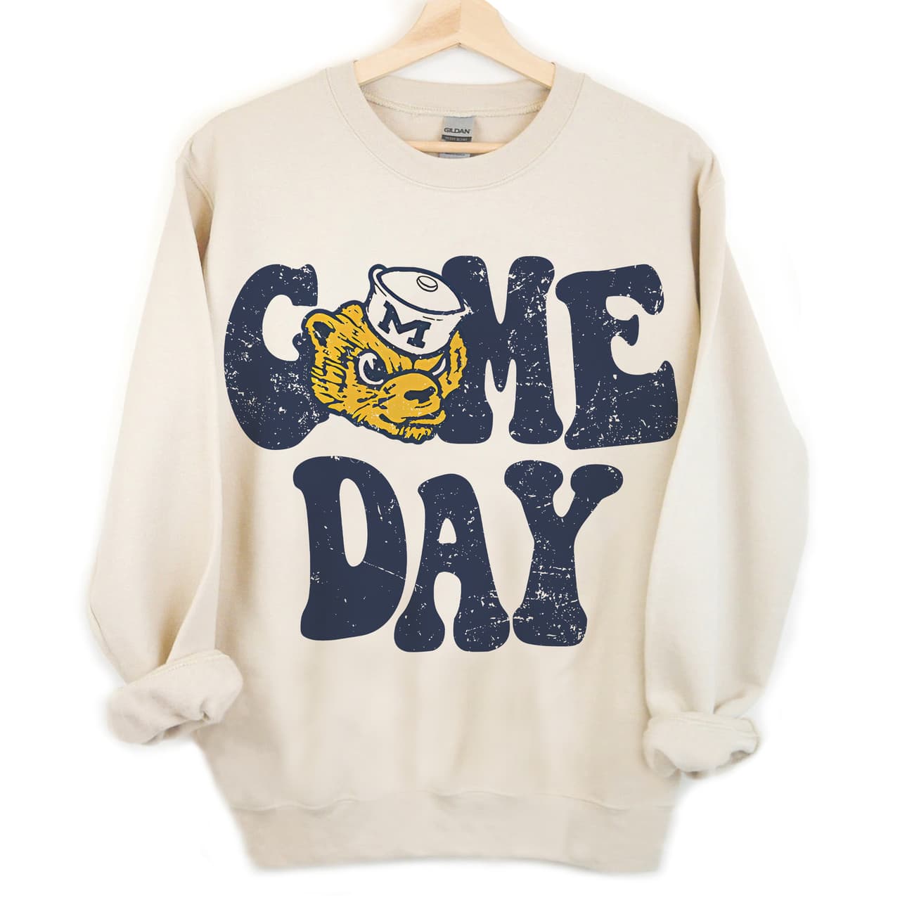 Sudadera Vintage NCAA Gameday Michigan Wolverines University of Michigan – image 2, Michigan Wolverines Tee, michigan wolverines shirt, michigan wolverines sweatshirt, michigan wolverines hoodie