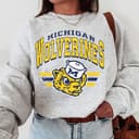 Sudadera Unisex Michigan Wolverines Vintage NCAA Football Regalo 1 small thumbnail