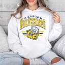 Michigan Wolverines Vintage Sudadera con Capucha NCAA Football - Regalo Unisex para Fan 2 small thumbnail