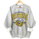 Sudadera Vintage NCAA Michigan Wolverines de Fútbol - Regalo Unisex 1 small thumbnail