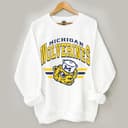 Sudadera Vintage NCAA Michigan Wolverines de Fútbol - Regalo Unisex 3 small thumbnail