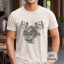 Mickeey Death Star StarW Vintage Crewneck Shirt | Disneey Gift for Men 1 small thumbnail