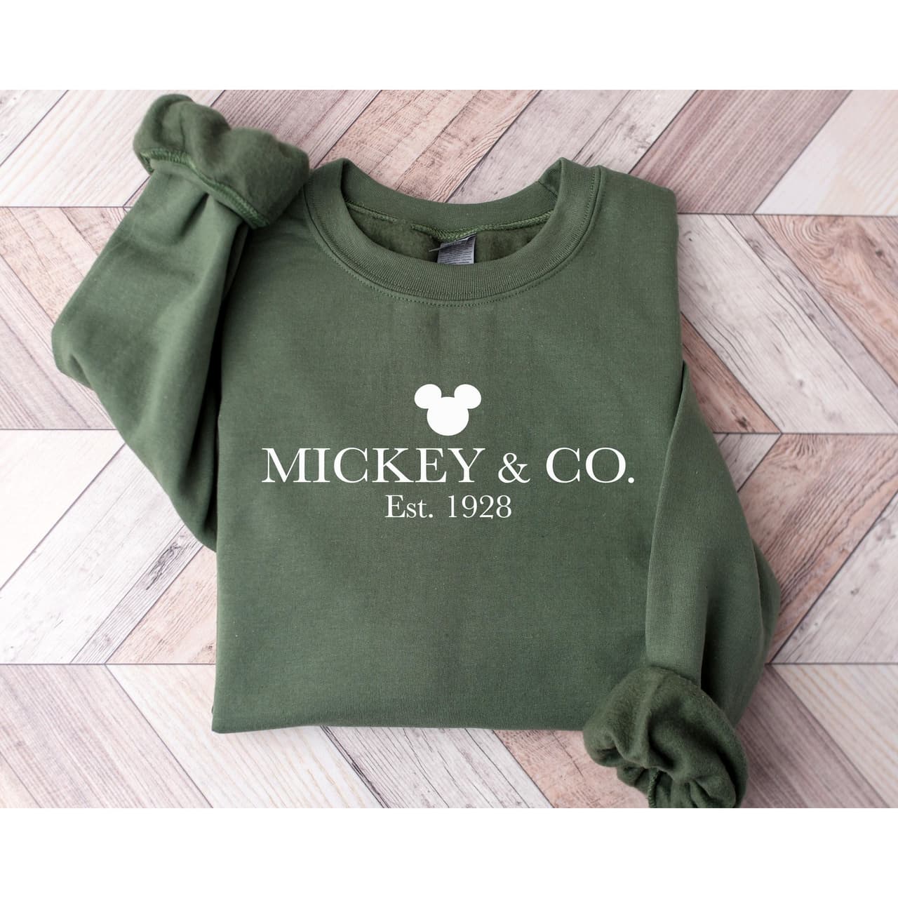 Mickey And Co. 1928 Unisex Crewneck Sweatshirt - Trip 2251 – image 1, Mickey Tee, Mickey Merch, Mickey Shirt, Mickey Sweatshirt, Mickey Hoodie, Mickey Clothes
