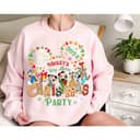 Mickey & Minnie Christmas Party Shirt | Custom Family Vacation Tee 3 small thumbnail