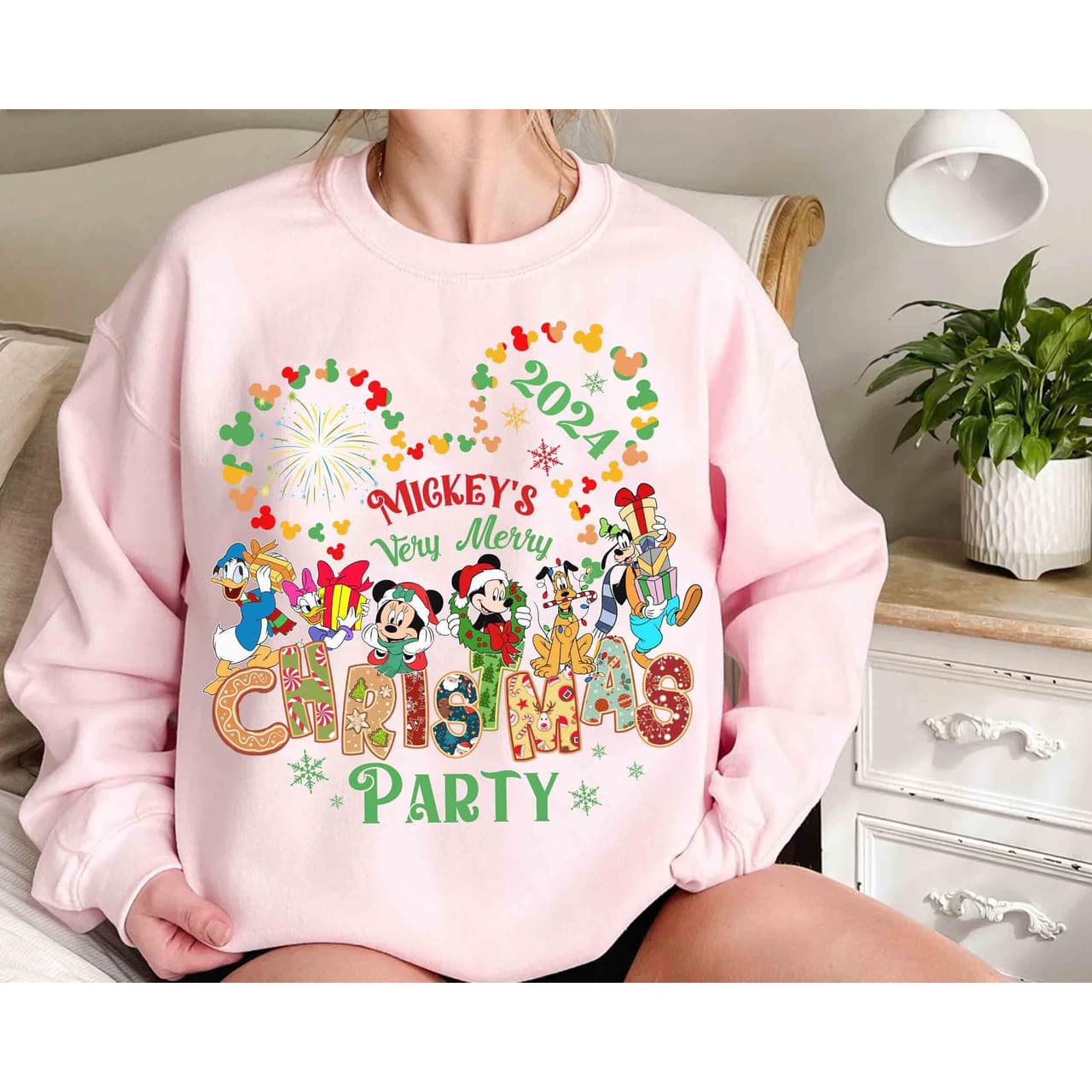 Mickey & Minnie Christmas Party Shirt | Custom Family Vacation Tee – image 3, Mickey Tee, Mickey Merch, Mickey Shirt, Mickey Sweatshirt, Mickey Hoodie, Mickey Clothes