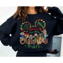 Mickey & Minnie Christmas Party Shirt | Custom Family Vacation Tee 2 small thumbnail