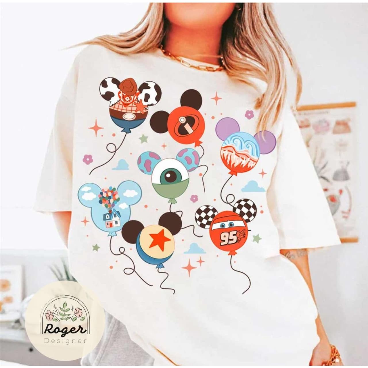 Mickey Cartoon Character Balloon Shirt, Fest 2024 Family Trip – image 1, Mickey Tee, Mickey Merch, Mickey Shirt, Mickey Sweatshirt, Mickey Hoodie, Mickey Clothes