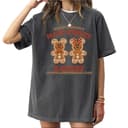 Mickey Minnie Main Street Bakery Christmas Gingerbread Sweatshirt 4 small thumbnail