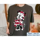 Mickey Minnie Mouse Christmas Lights Matching T-Shirt for Holiday Party 3 small thumbnail