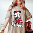 Mickey Minnie Mouse Christmas Lights Matching T-Shirt for Holiday Party 4 small thumbnail
