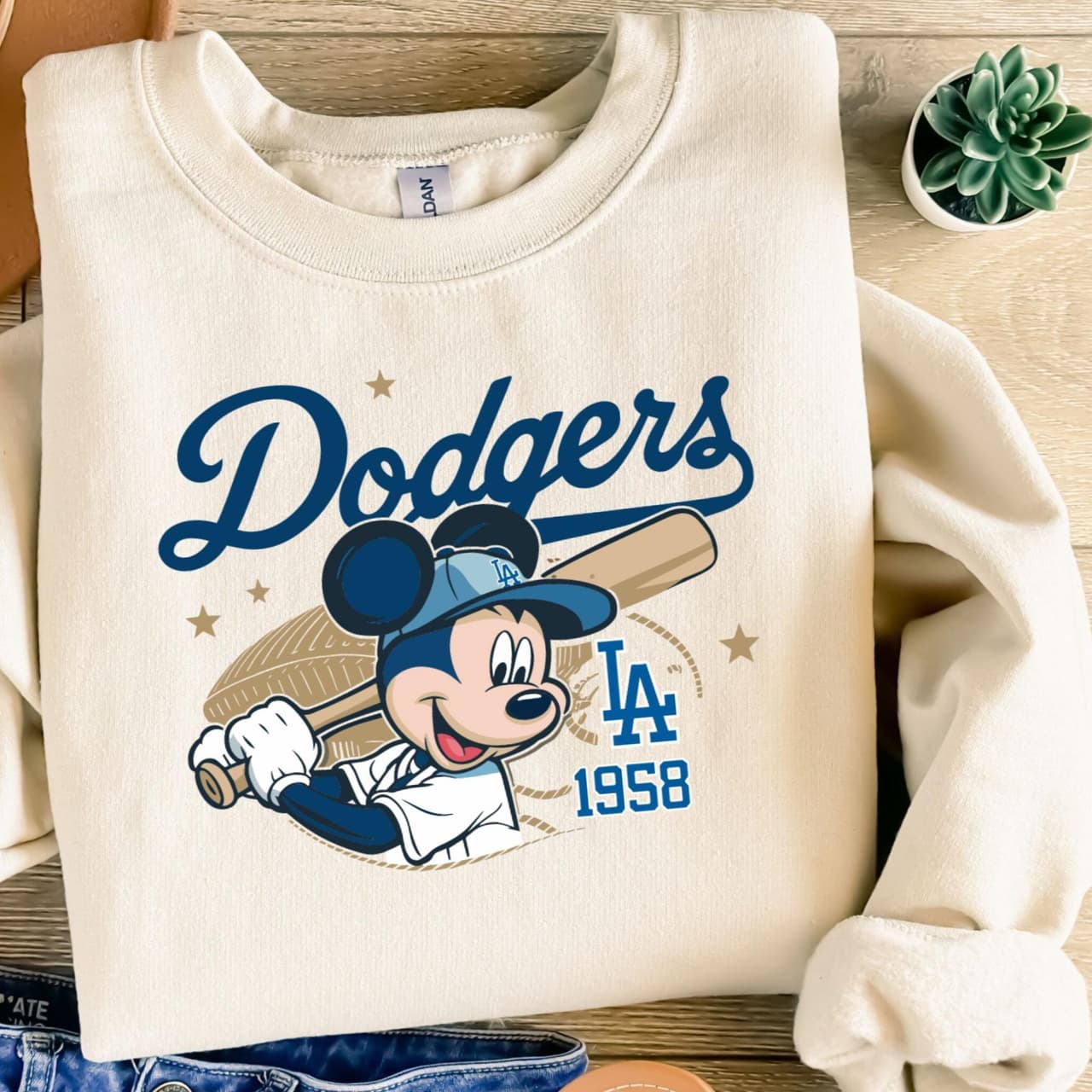 Mickkey' Dodgerss 1958 Baseball SweatShirt, Mickkey's Baseball Shirt, Dodgers Baseball Hoodie, Dodgers Sweatshirt – image 1, LA Dodgers Tee, LA Dodgers Shirt, LA Dodgers Sweatshirt, LA Dodgers Hoodie, LA Dodgers Clothes