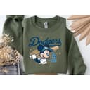 Mickkey' Dodgerss 1958 Baseball SweatShirt, Mickkey's Baseball Shirt, Dodgers Baseball Hoodie, Dodgers Sweatshirt 5 small thumbnail