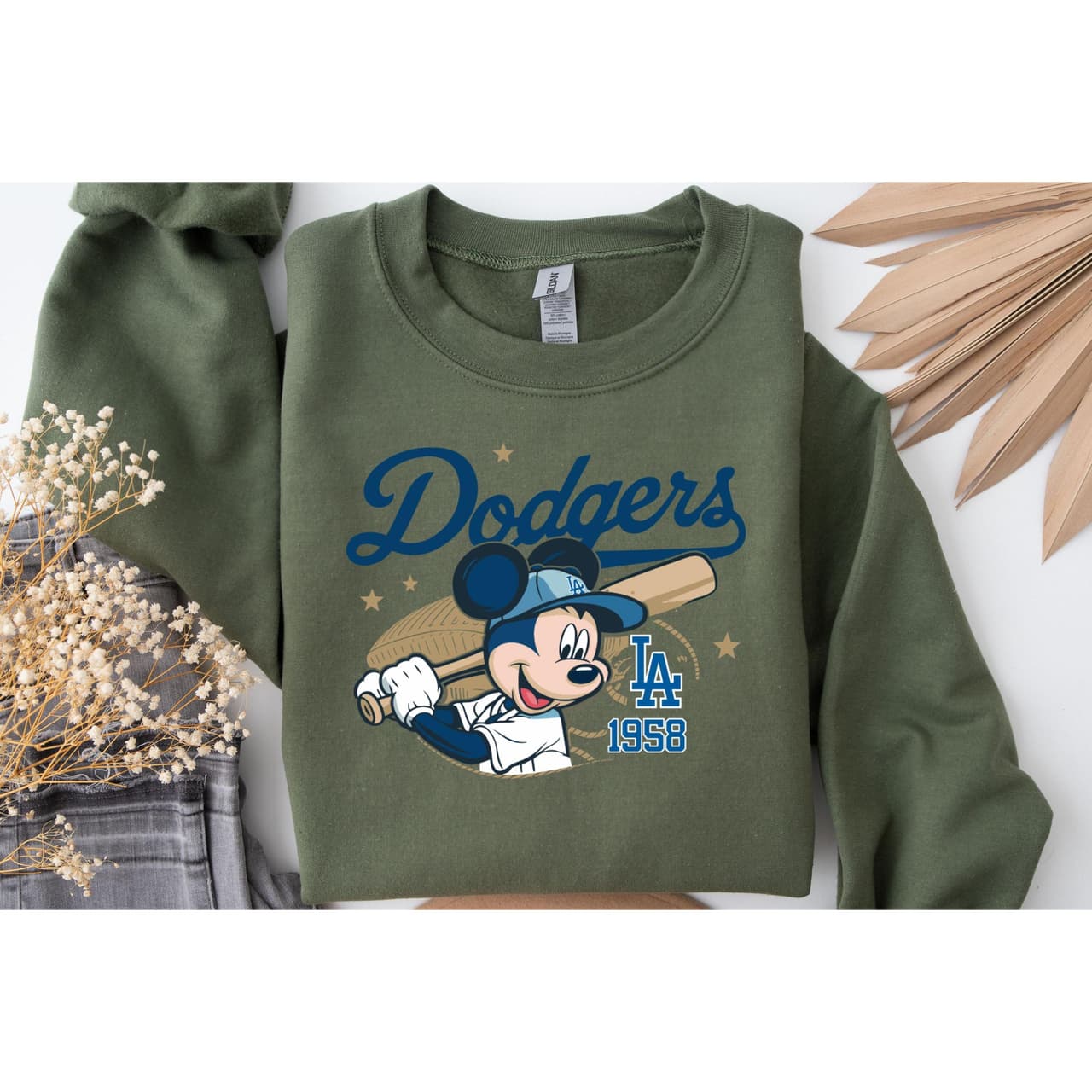 Mickkey' Dodgerss 1958 Baseball SweatShirt, Mickkey's Baseball Shirt, Dodgers Baseball Hoodie, Dodgers Sweatshirt – image 5, LA Dodgers Tee, LA Dodgers Shirt, LA Dodgers Sweatshirt, LA Dodgers Hoodie, LA Dodgers Clothes