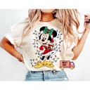 Mickkey Minniie Mouse Camisetas de Navidad y Fiesta para Parejas, Regalo 3 small thumbnail