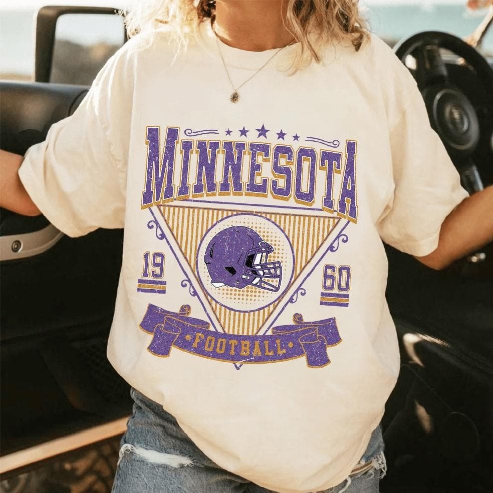 Minnesota American Football Team Est 1960 Shirt, Vikingss Fan Football Shirt Unisex Tshirt Sweatshirt Sweatshirt, Hoodie, Comfort Colors – image 1, Minnesota Vikings Tee, vikings hooded sweatshirt, minnesota vikings shirt, minnesota vikings t shirt, minnesota viking sweatshirt, minnesota vikings tee shirts, mn vikings hooded sweatshirt