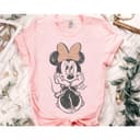 Minnie Mouse Vintage Sketch T-Shirt, Mickey Friends Magic Kingdom Gift 3 small thumbnail