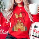 Sudadera de Navidad Minniie Gingerbread Castle | Girls Trip 2 small thumbnail