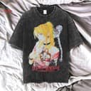 Misa Deathnote Anime Washed Retro T-shirt, Hoodie & Sweatshirt 4 small thumbnail