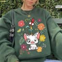 Moana Pua Hei Hei Retro 70s Floral Sweatshirt & Tee | Family Trip 2 small thumbnail