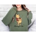 Mommy To Bee Sweatshirt, Cartoon Pooh Pregnancy Reveal Gift 3 small thumbnail