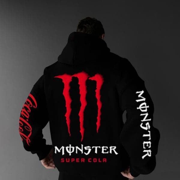 Monster Super Cola Hoodie, Sudadera, Camiseta, Pulóver de Algodón – image 3, Monster Energy Tee, Monster Energy Merch, Monster Energy Shirt, Monster Energy Sweatshirt, Monster Energy Hoodie, Monster Energy Clothes