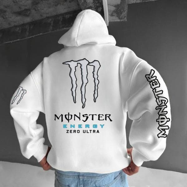 Monster white Energy Hoodie, Racing Tee, Speed Lover Sweatshirt – image 1, Monster white Energy Tee, Monster white Energy Shirt, Monster white Energy Sweatshirt, Monster white Energy Hoodie, Monster white Energy Clothes