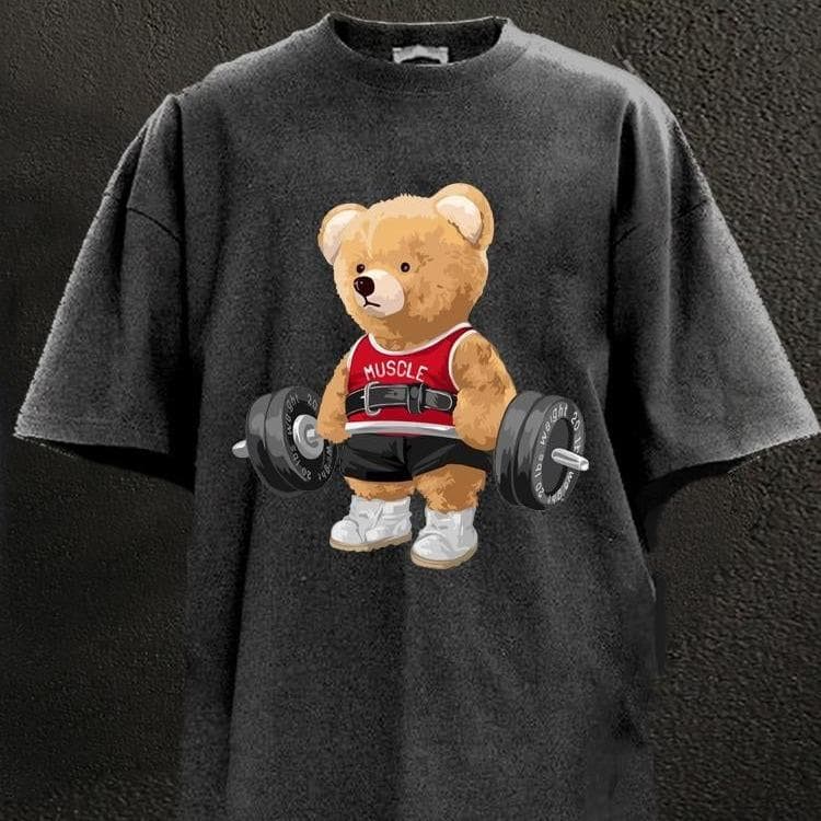 Motivated Exercise Bear Gym Shirt, Pump Cover Tee, Sweatshirt & Hoodie – image 1, Motivated Exercise Bear Tee, Motivated Exercise Bear Merch, Motivated Exercise Bear Shirt, Motivated Exercise Bear Sweatshirt, Motivated Exercise Bear Hoodie, Motivated Exercise Bear Clothes
