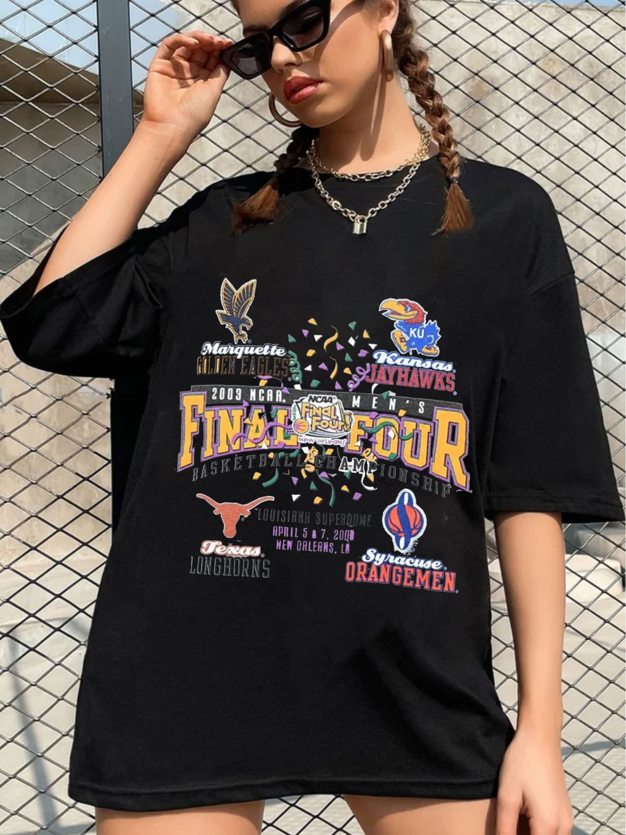 Camiseta Gráfica NCAA 2003 Final Four Louisiana para Aficionados – image 3, Final four shirts, final four t shirts, final four tee shirts, final 4 shirt, Vintage 90S NCAA Final Four