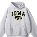 NCAA Iowa Hawkeyes Football 'Big Words' Camiseta Suéter Sudadera con Capucha Regalo 1 small thumbnail