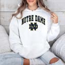 NCAA Notre Dame Fighting Irish Football Team With Big Words T-Shirt, Sweater, Hoodie, Graphic NCAA Team Shirt, Gift Shirt For Men, Women 3 small thumbnail
