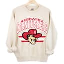 Nebraska Cornhuskers Vintage NCAA Football Sweatshirt - Unisex Fan Gift 2 small thumbnail