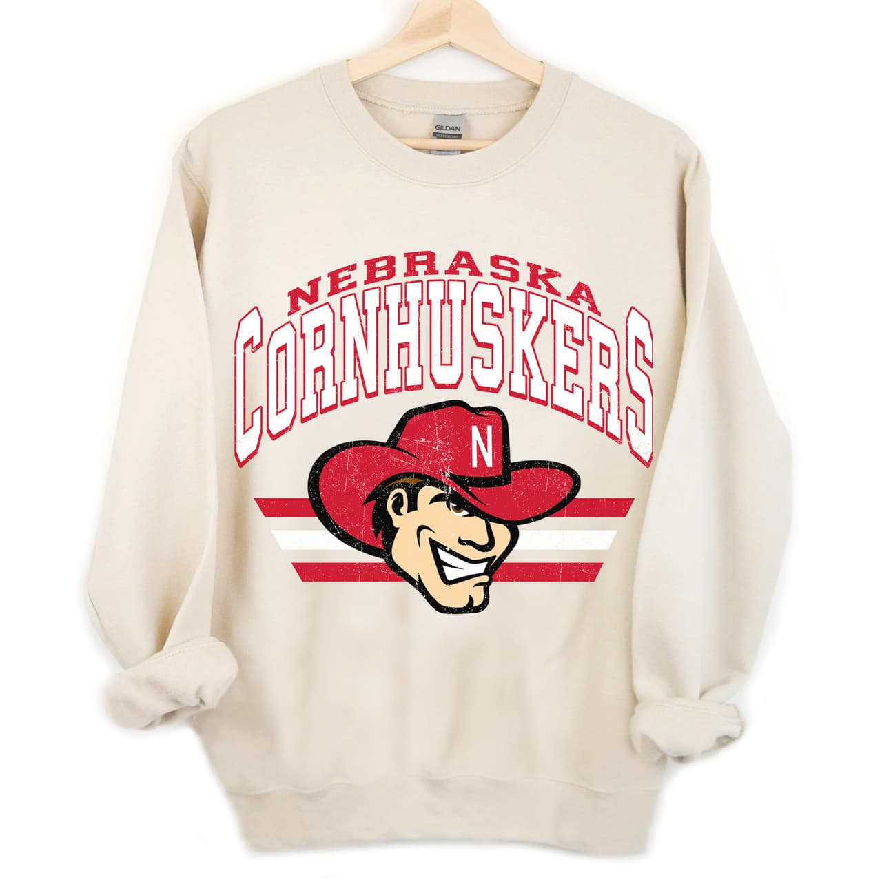 Nebraska Cornhuskers Vintage NCAA Football Sweatshirt - Unisex Fan Gift – image 2, Nebraska Cornhuskers Tee, Nebraska Cornhuskers Merch, Nebraska Cornhuskers Shirt, Nebraska Cornhuskers Sweatshirt, Nebraska Cornhuskers Hoodie, Nebraska Cornhuskers Clothes