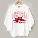 Nebraska Cornhuskers Vintage NCAA Football Sweatshirt - Unisex Fan Gift 3 small thumbnail