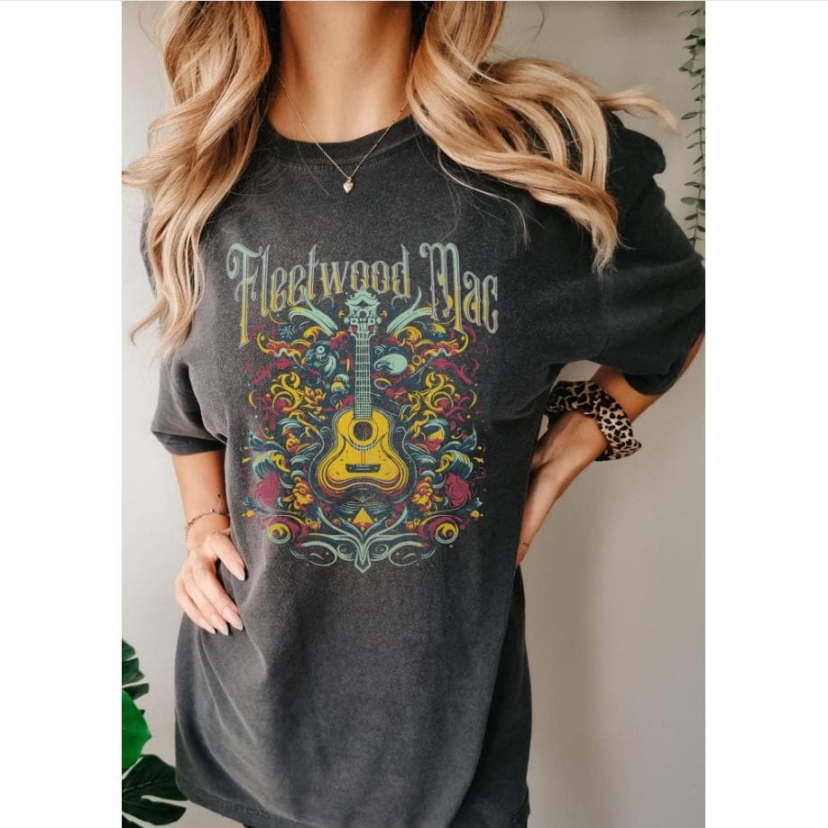 New Comfort Fleetwood Mac Vintage Band Tee - Rock & Roll Music Shirt – image 1, Fleetwood Mac Tee, Fleetwood Mac Merch, Fleetwood Mac Shirt, Fleetwood Mac Sweatshirt, Fleetwood Mac Hoodie, Fleetwood Mac Clothes
